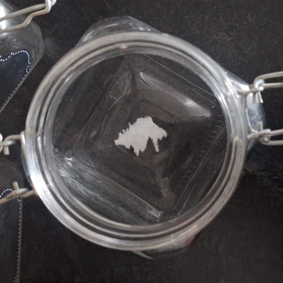 Glass Storage Jars with Wooden Lids - Set of 3 - Picture 6 of 8